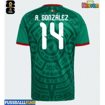 Mexiko Armando Gonzalez #14 Heimtrikot WM 2026 Kurzarm